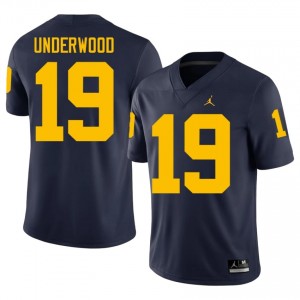 #19 Bryce Underwood Navy Premium Michigan Wolverines Men's Jersey | Big Ten College Football Excellence & Stitched HRaP0275