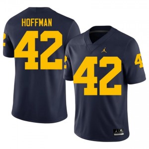 Jalen Hoffman Michigan #42 Navy Men's Football NCAA Stitched Jersey | Fast Shipping lAaS0068